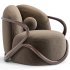 Hug Armchair By Giorgetti - Thumbnail 4