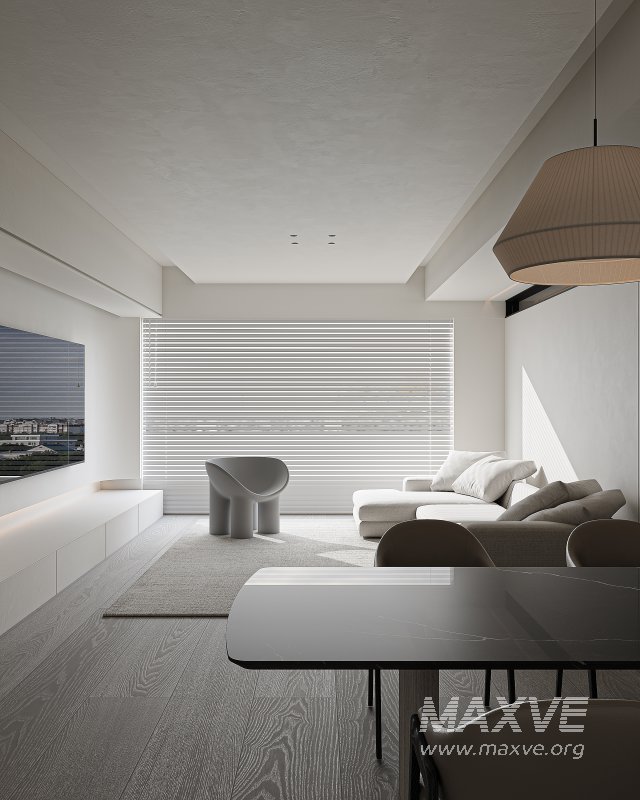 Modern living and dining room - Image 8