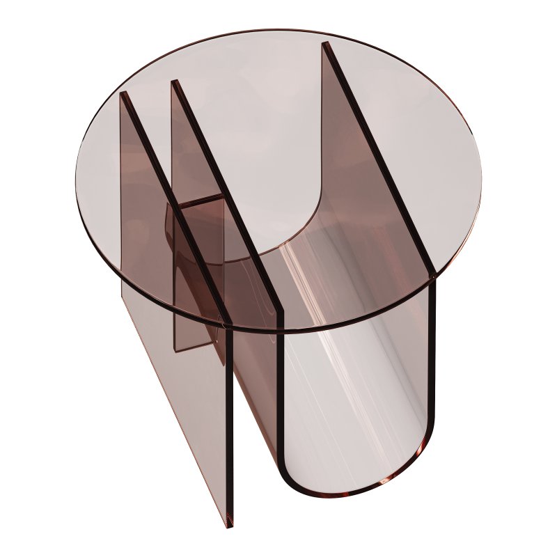 Living Room Acrylic Side Table - Image 6