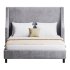 Davis Wingback Sand Velvet bed - Thumbnail 7