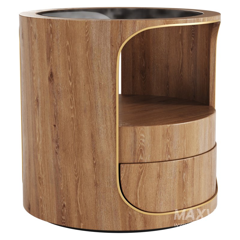 Minimalist Wooden Nightstand - Image 3