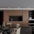 Modern living room dining room kitchen - Thumbnail 4