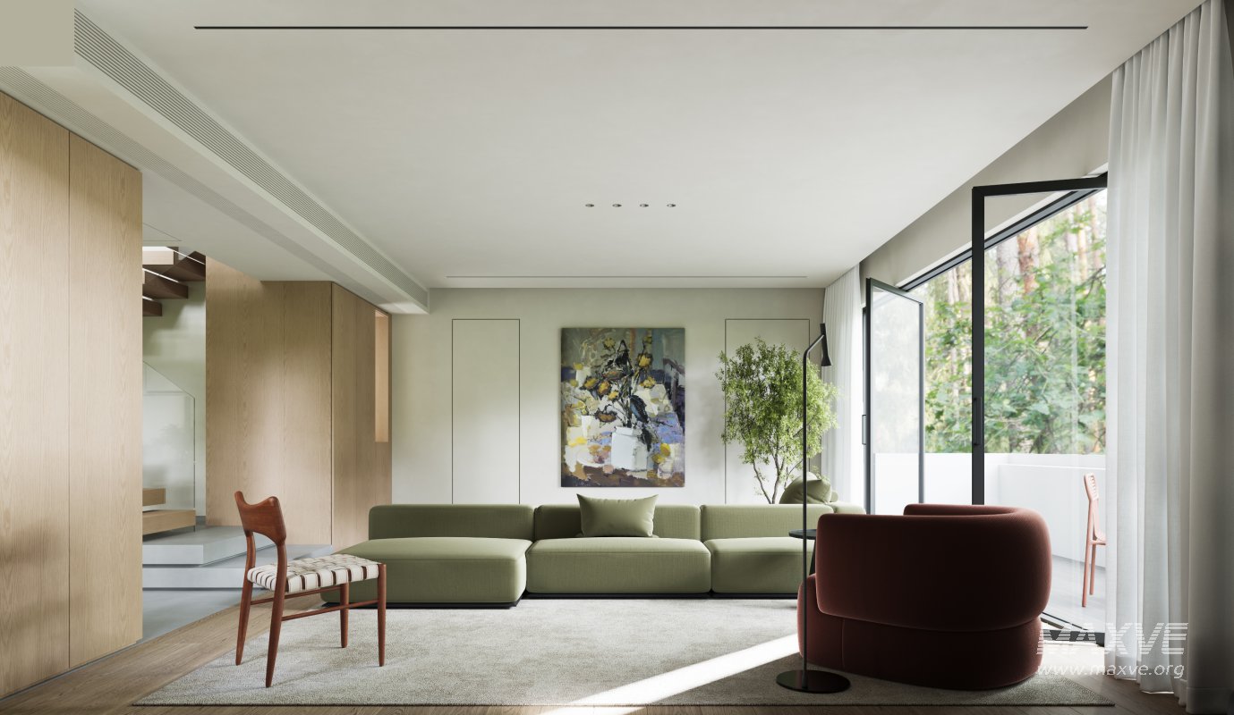 Modern living and dining room - Image 2