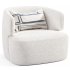 White minimalist Armchair - Thumbnail 3