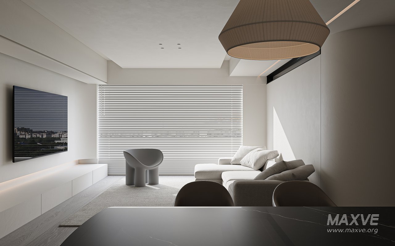 Modern living and dining room - Image 1