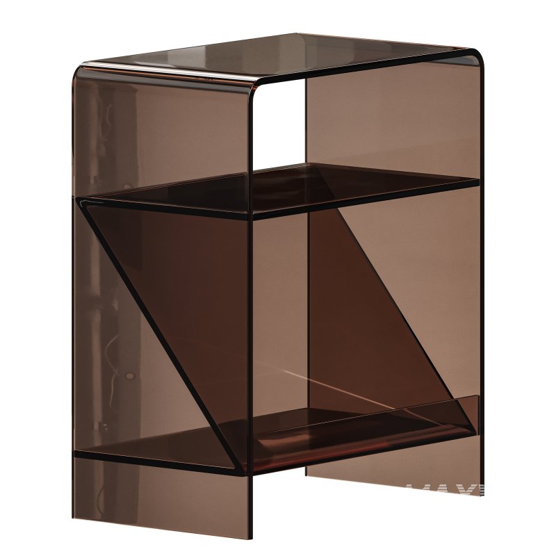Acrylic Minimalist Transparent Side Table - Image 12