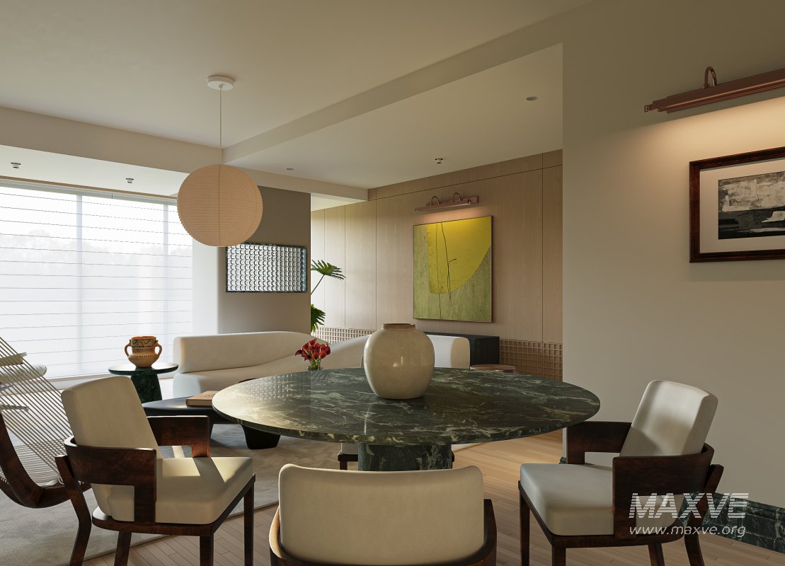 Modern living and dining room - Image 2