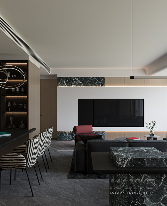 Modern living and dining room - Image 10