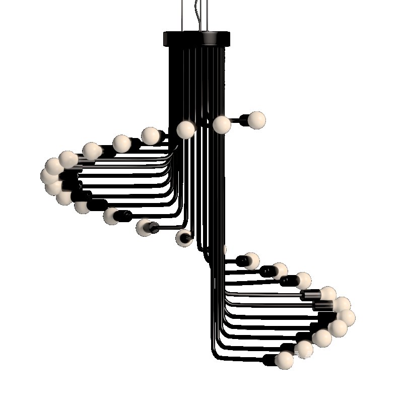 Elanis Spiral Chandelier - Image 2