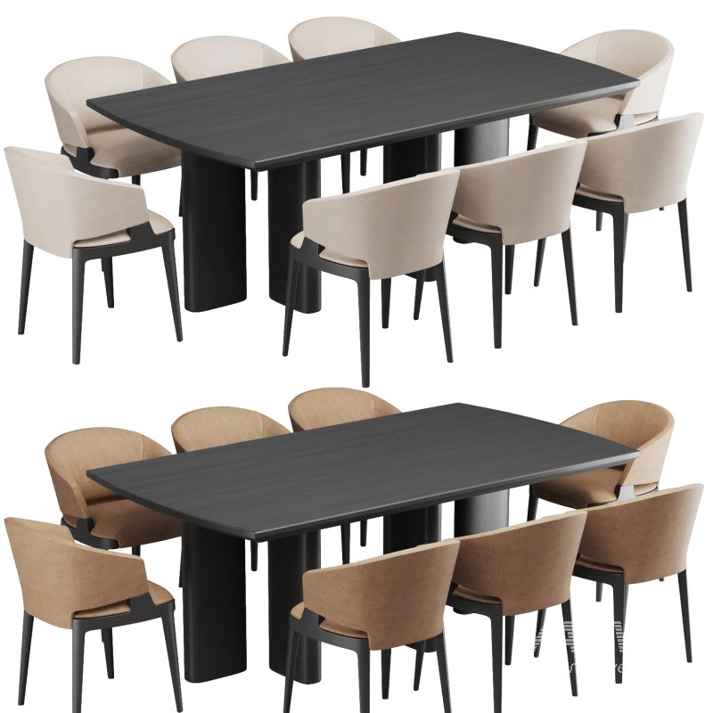 Dinning chair and table260 - Image 1