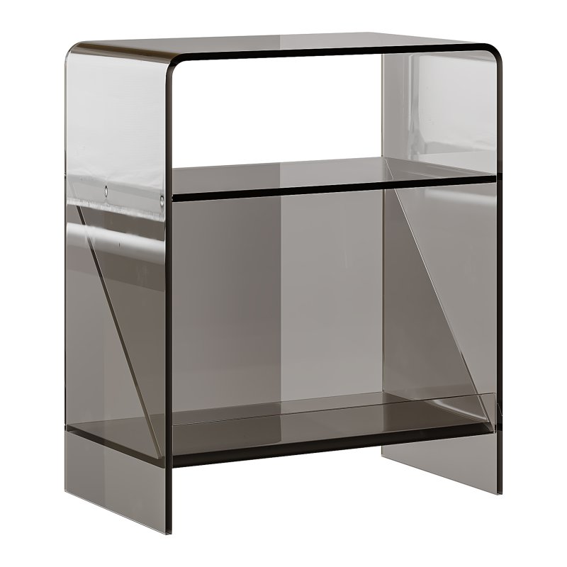 Acrylic Minimalist Transparent Side Table - Image 3