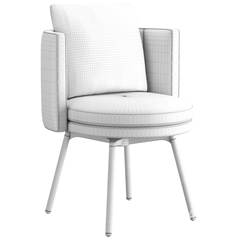 Minotti Torii Dining Swivel chair - Image 6