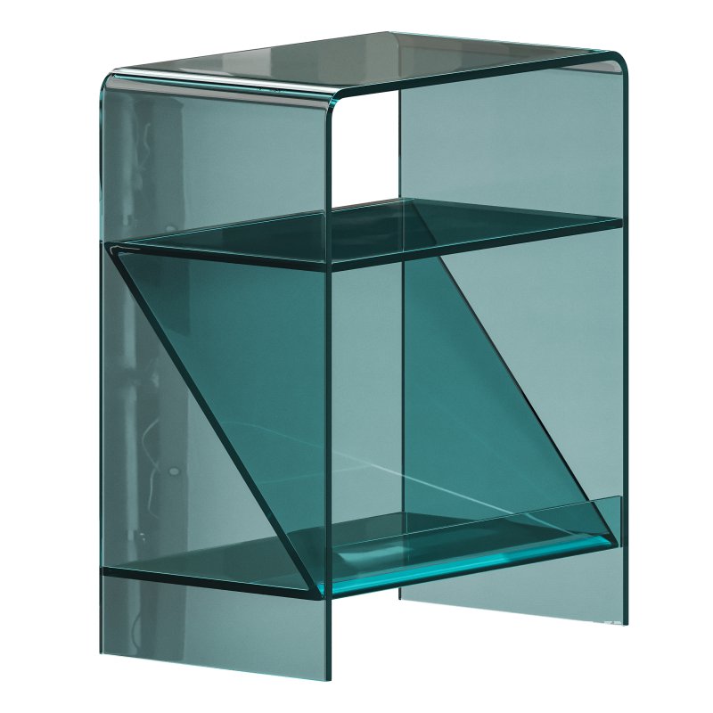 Acrylic Minimalist Transparent Side Table - Image 11