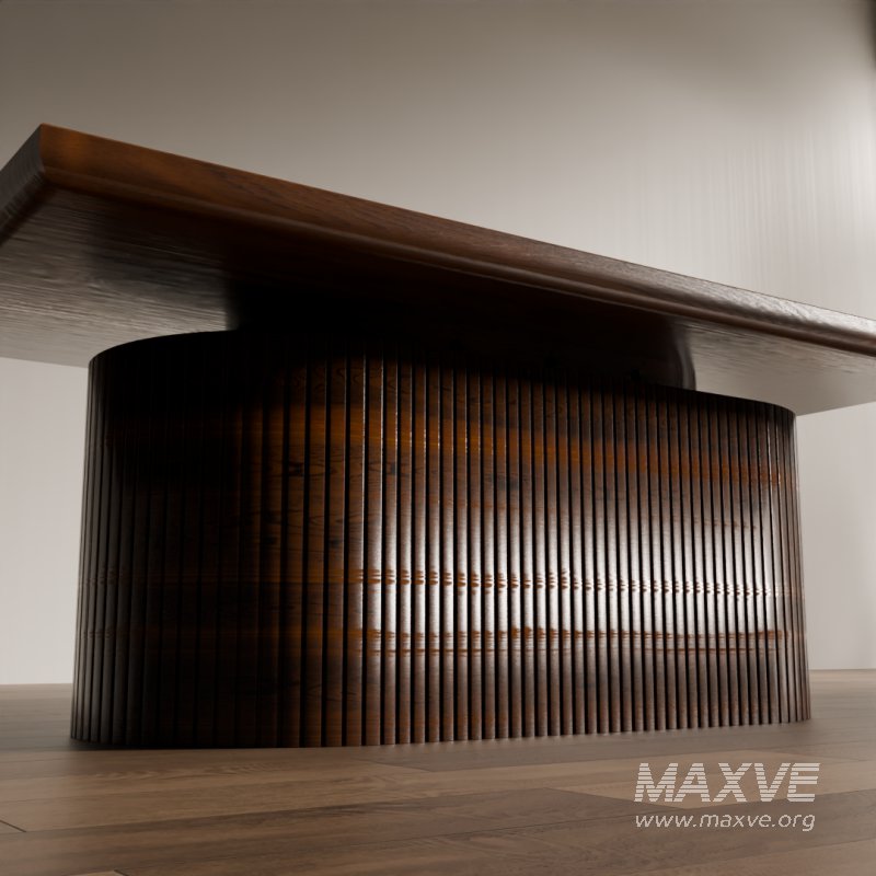 Modern Wooden Coffee Table - Image 2