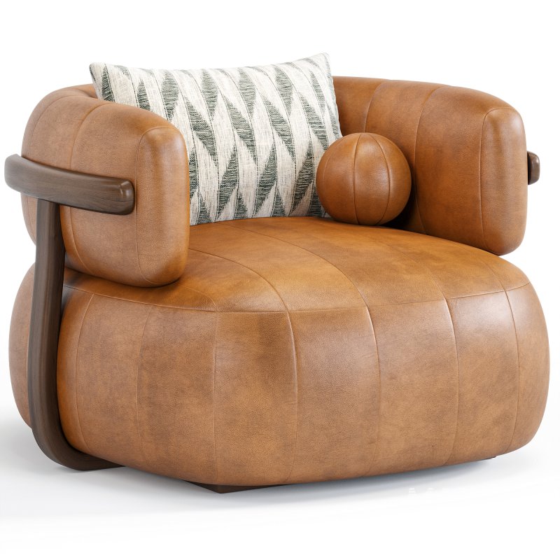 Doss Swivel Armchair By High Fashion Home - Image 5
