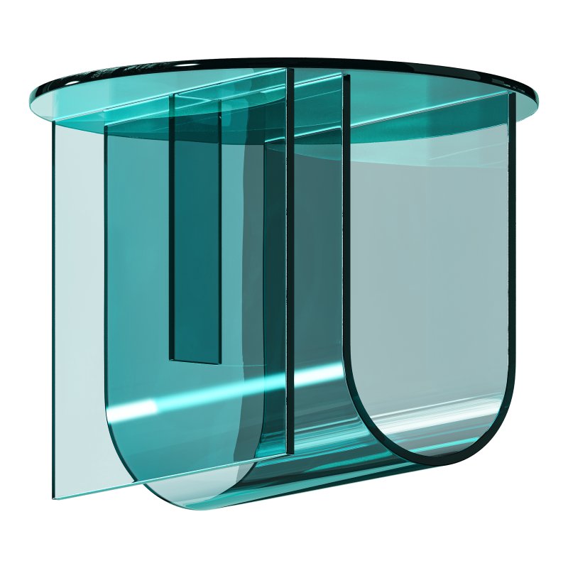 Living Room Acrylic Side Table - Image 10