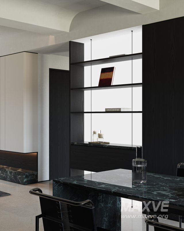 Modern living room dining room kitchen - Image 15