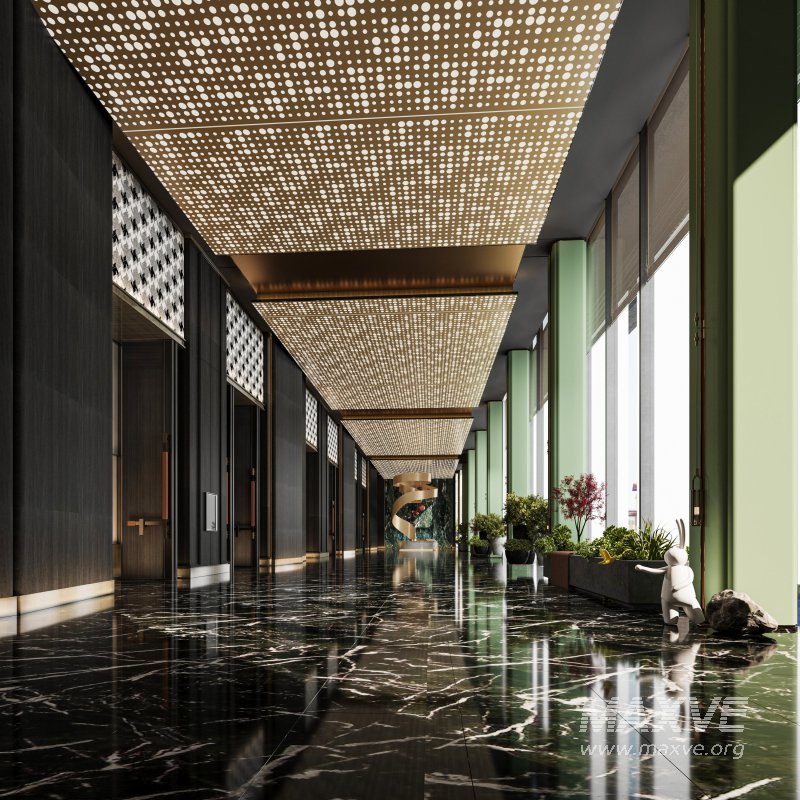 Modern lobby living room sofa chair - Image 1