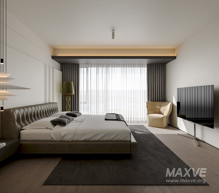 Modern bedroom - Image 2