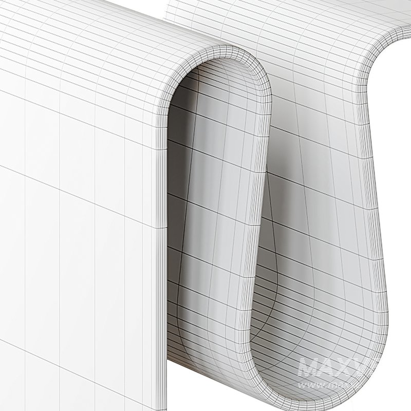 Curvy Side Table – Acrylic - Image 15