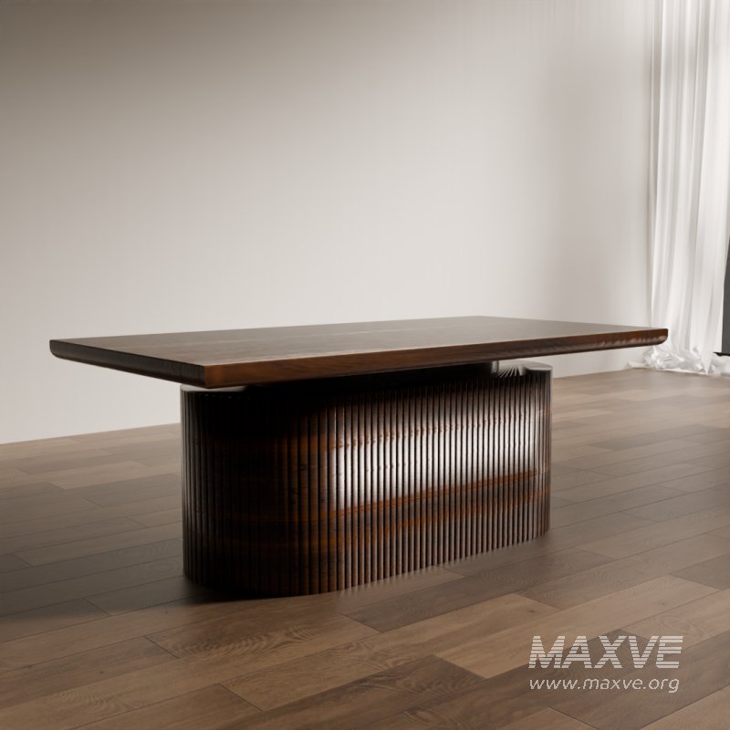Modern Wooden Coffee Table - Image 1