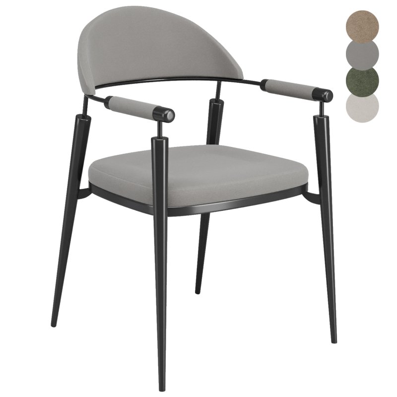 Microfiber dining chair - Image 1