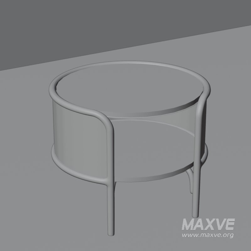 Round Rattan Side Table - Image 6