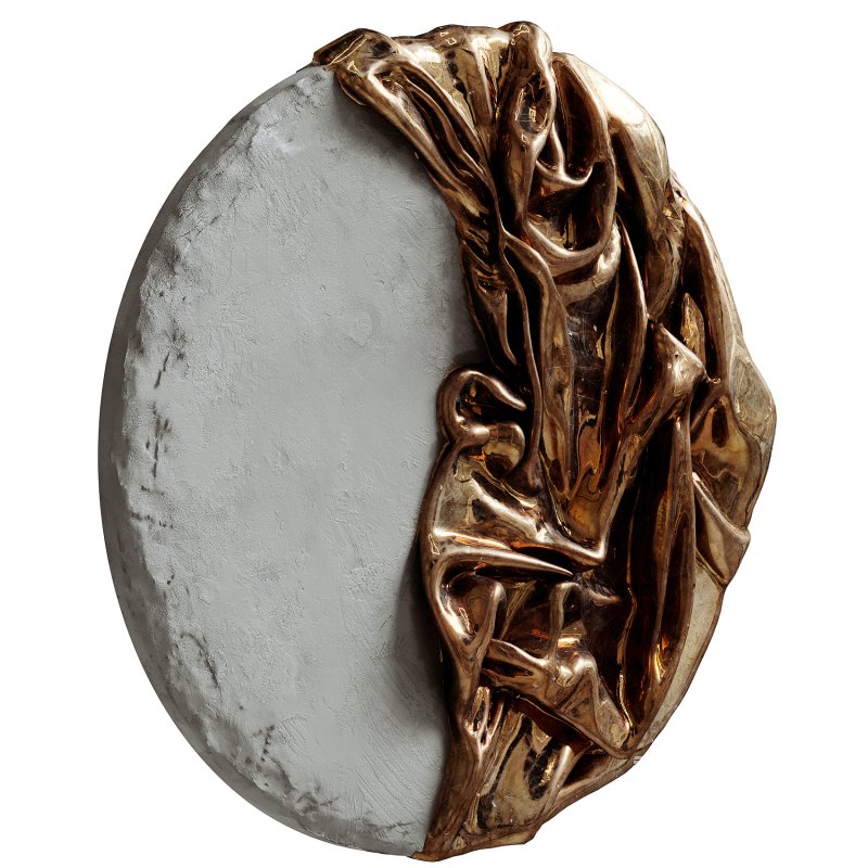Round Decorative Wall Piece - Image 1