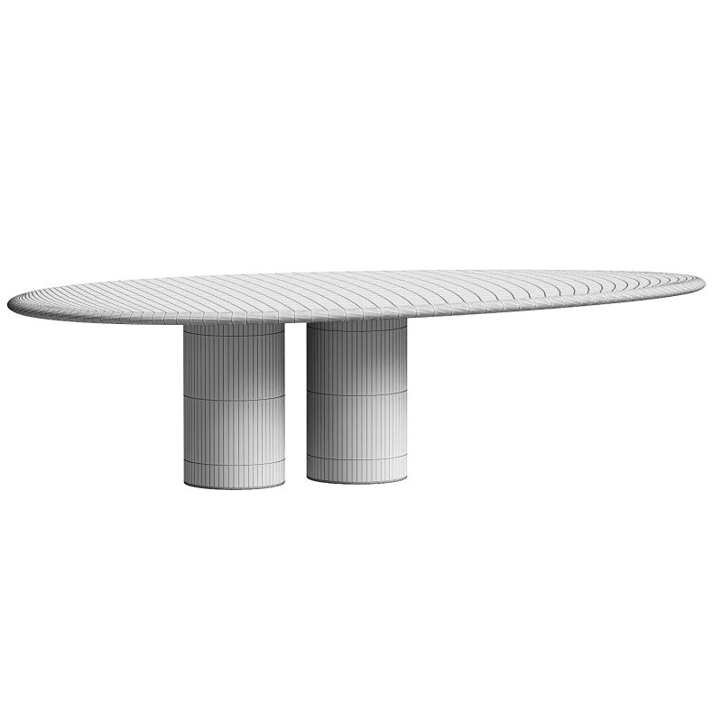 IPPICO 05 TRAVERTINE TABLE - Image 1