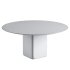 Porada Round walnut dining table - Thumbnail 3