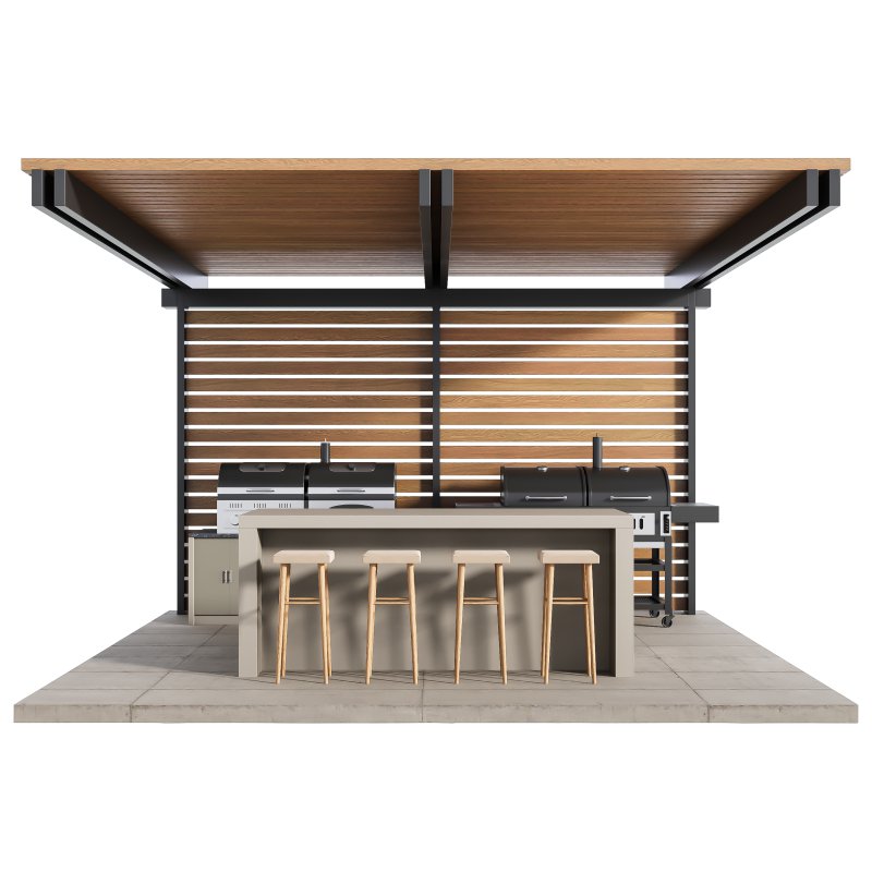 Modern Outdoor Kitchen 27 - Image 1