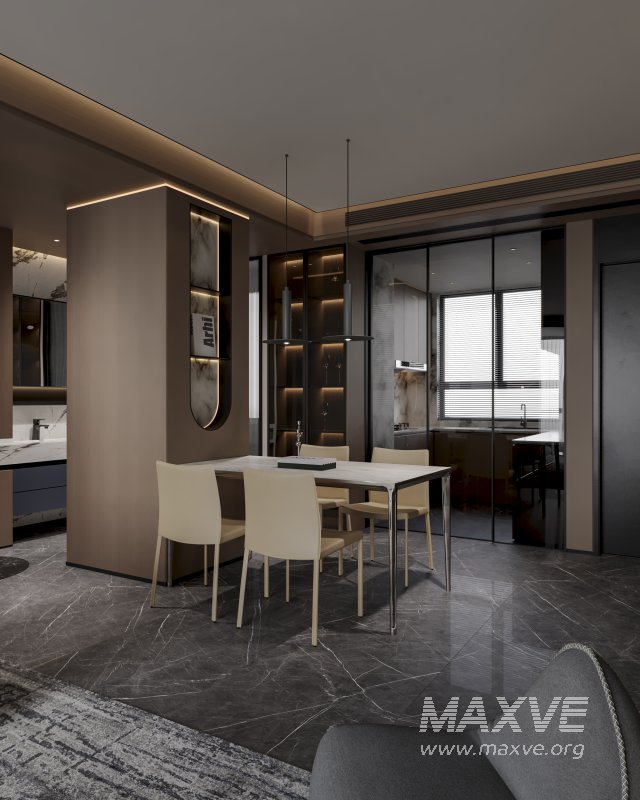 Modern living and dining room - Image 3