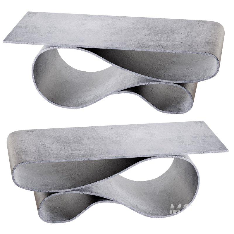 : Whorl Coffee Table in Concrete Canvas - Image 2