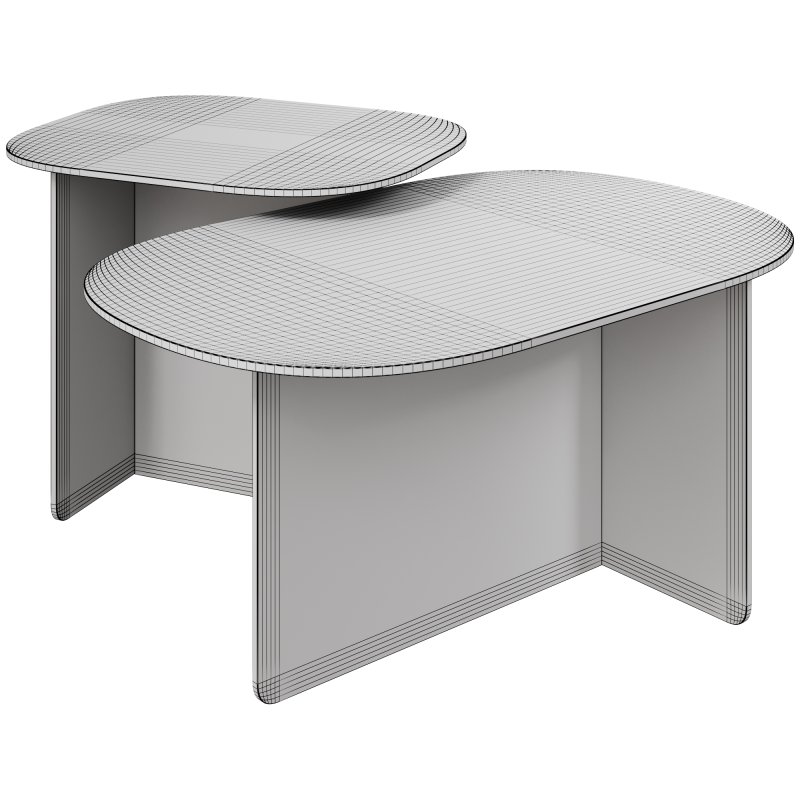 Black Amber Modern Side Coffee Table by Chairish - Image 2