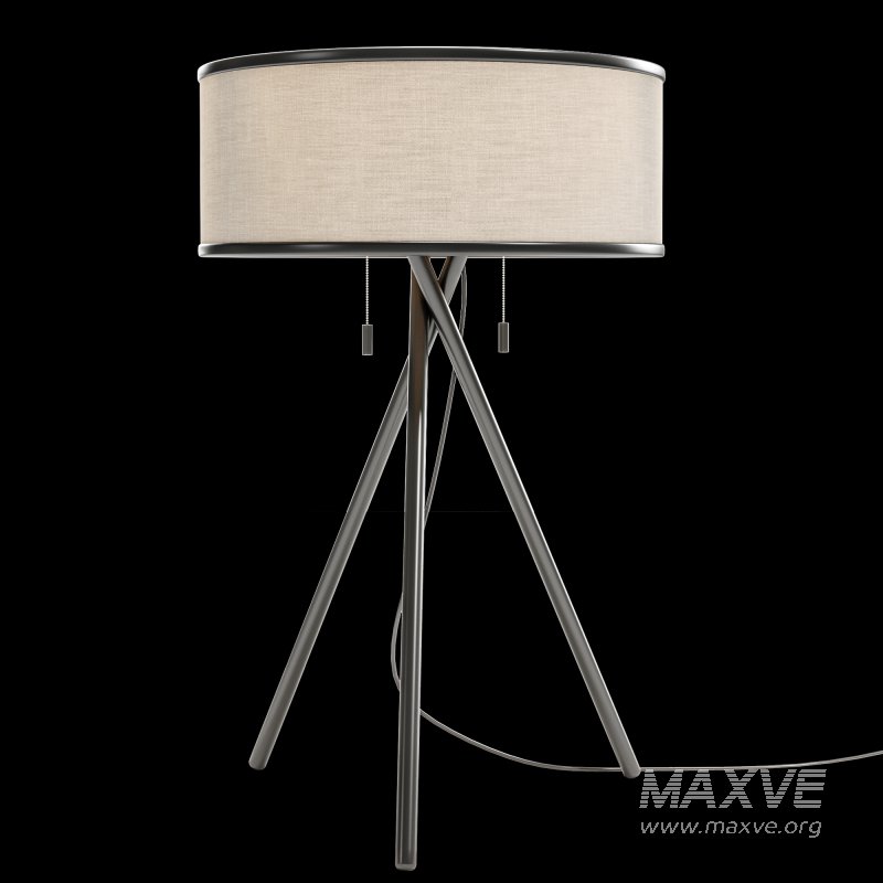 Bushwick 25 inch 60.00 watt Black Table Lamp Portable Light - Image 4