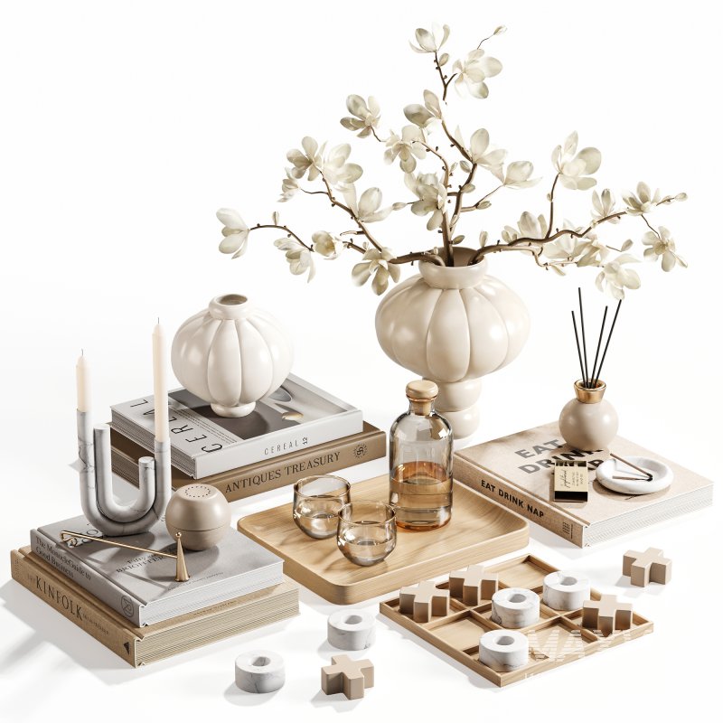 Magnolia Serenity Decor Set - Image 1