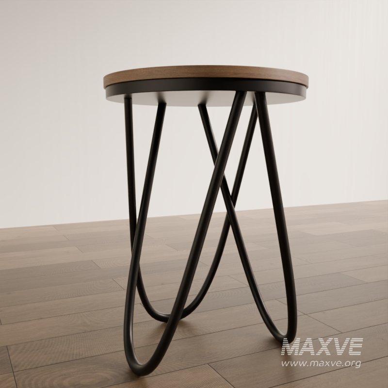 Minimalist Round Accent Table - Image 3
