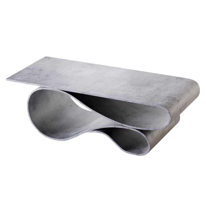 : Whorl Coffee Table in Concrete Canvas - Image 1