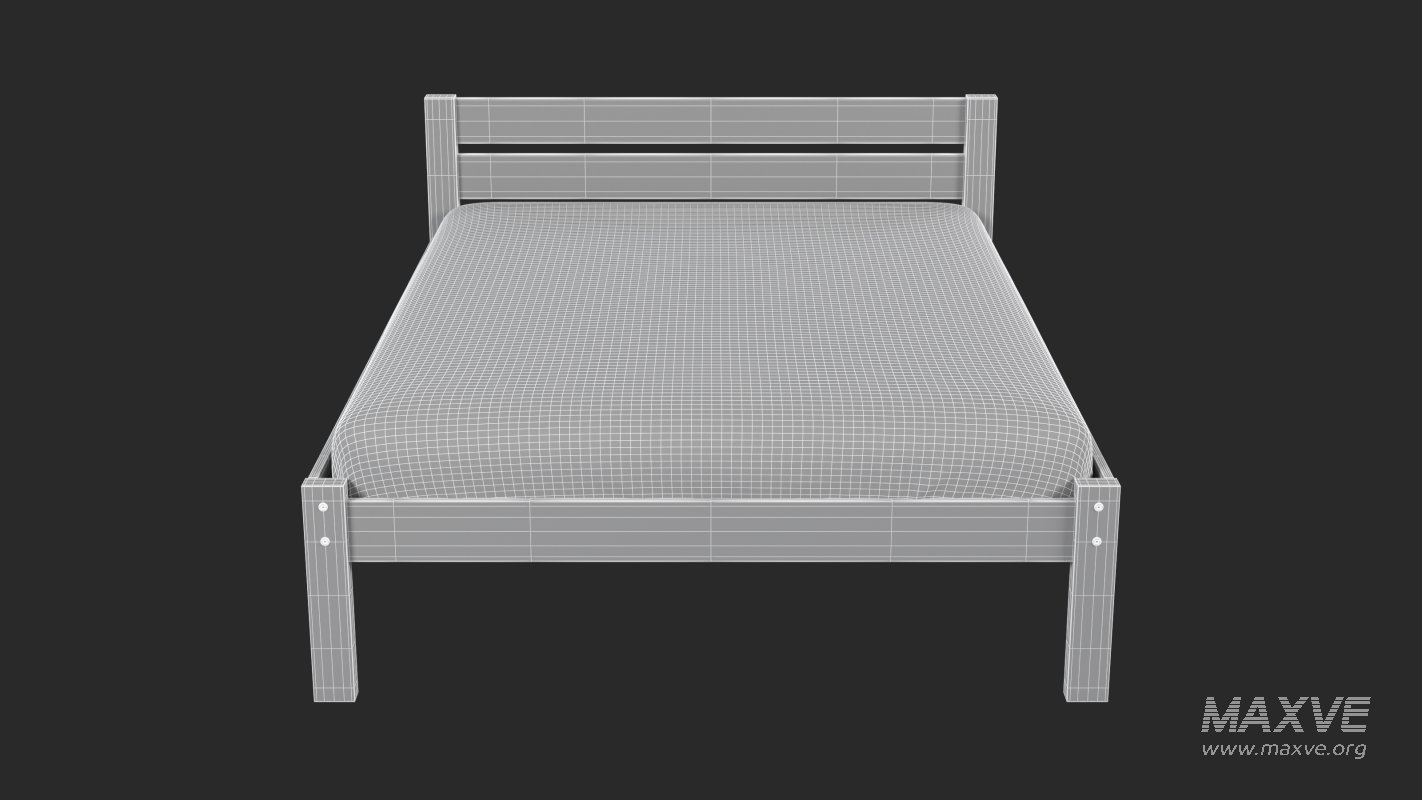 Classic Wooden Bed - Image 14