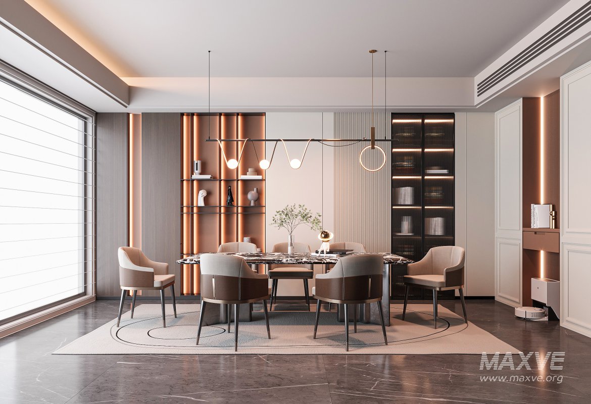 Modern dining room - Image 1