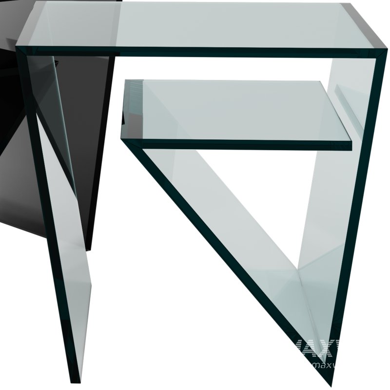 Zen Glass Coffee Table by Tonelli Design - Image 5