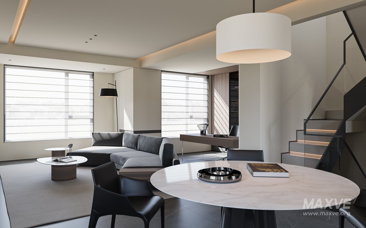 Modern living and dining room - Image 5