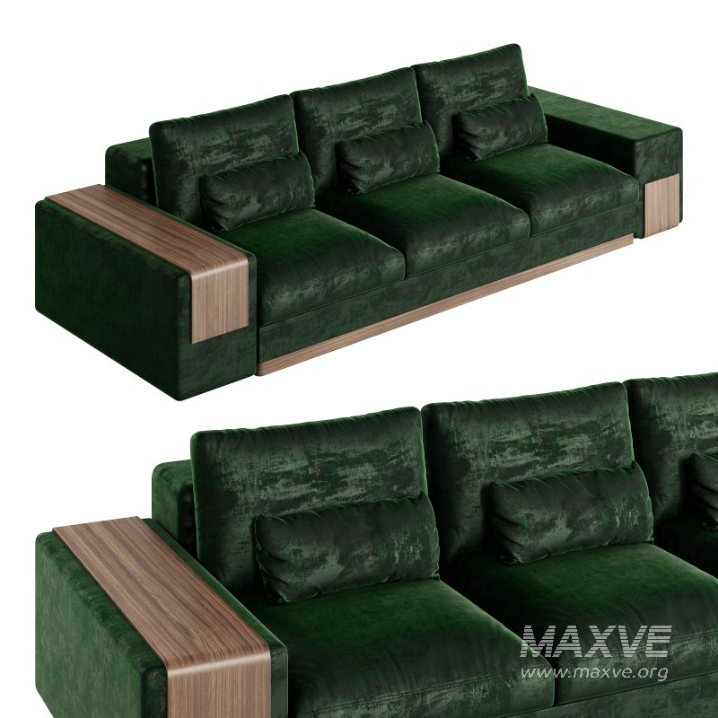 MIES 3 Seat Sofa by ALMA de LUCE - Image 2