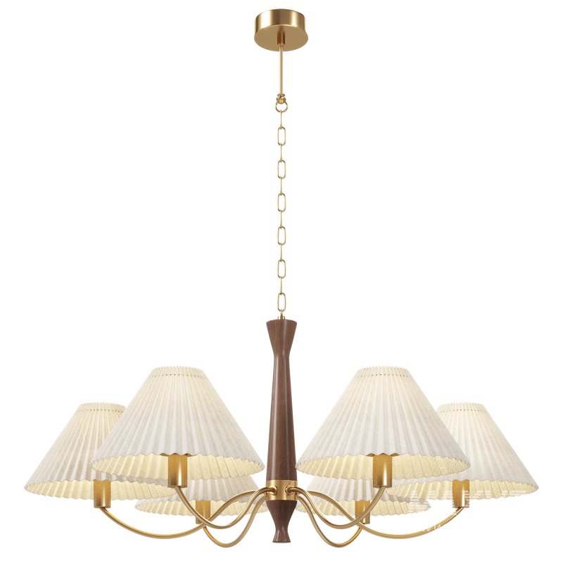 Pleated Chandelier - Image 1