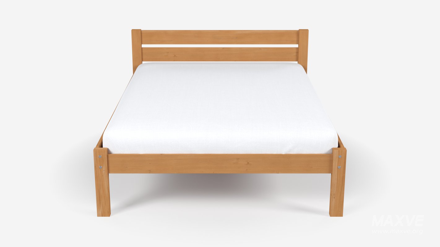 Classic Wooden Bed - Image 4