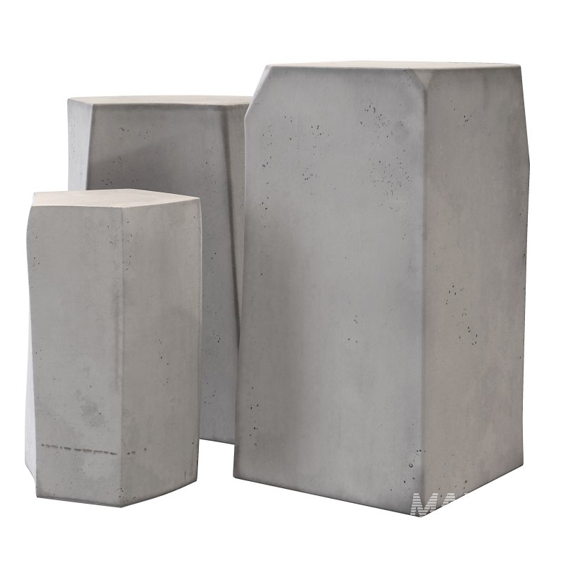 WHITE SIDE TABLE by Tanika Jellis - Image 3