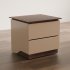 Bedside Table with Two Drawers - Thumbnail 1