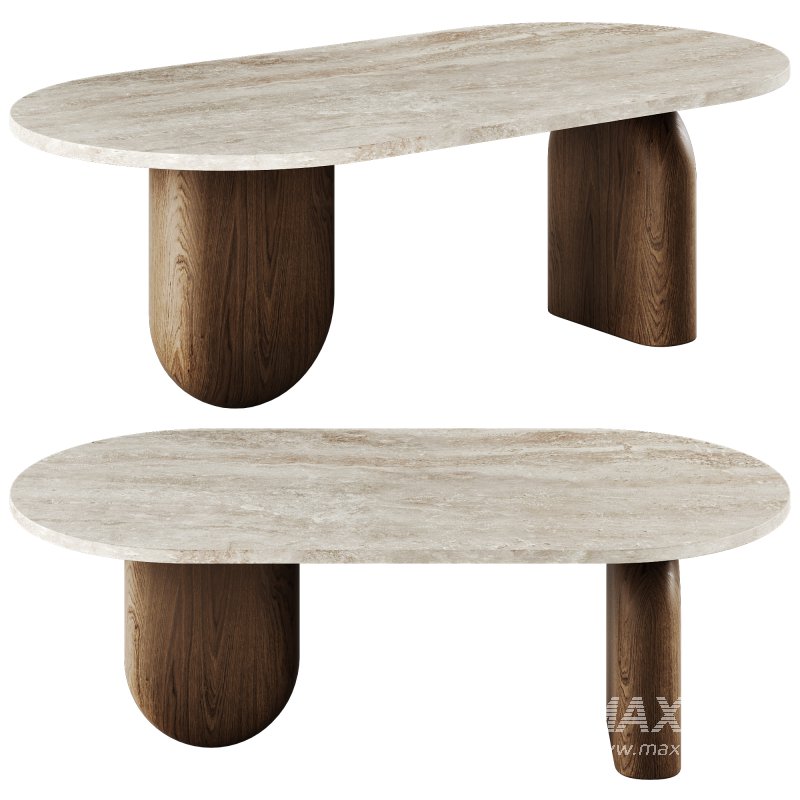Oein Oval Side Table by AliExpress - Image 4