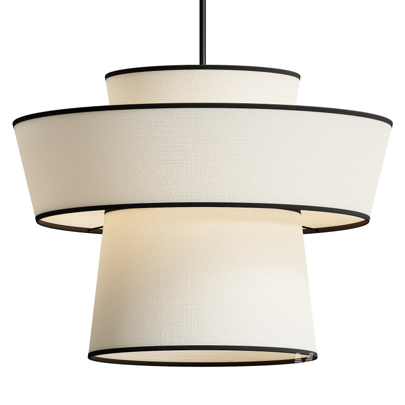 Pendant lamp with lampshade HL5842 - Image 1