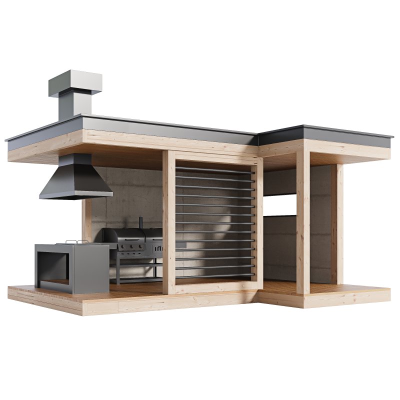 Modern Outdoor Kitchen 26 - Image 1